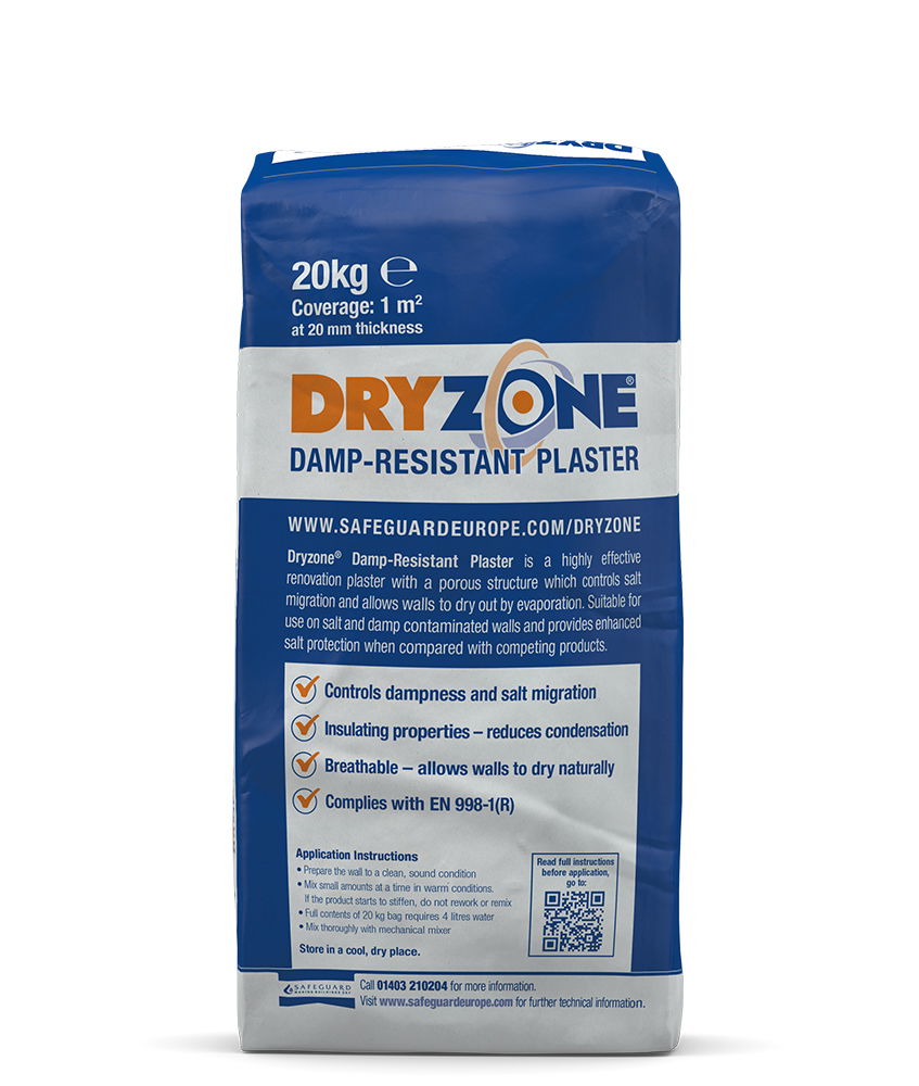 Dryzone Damp-Resistant Plaster titled