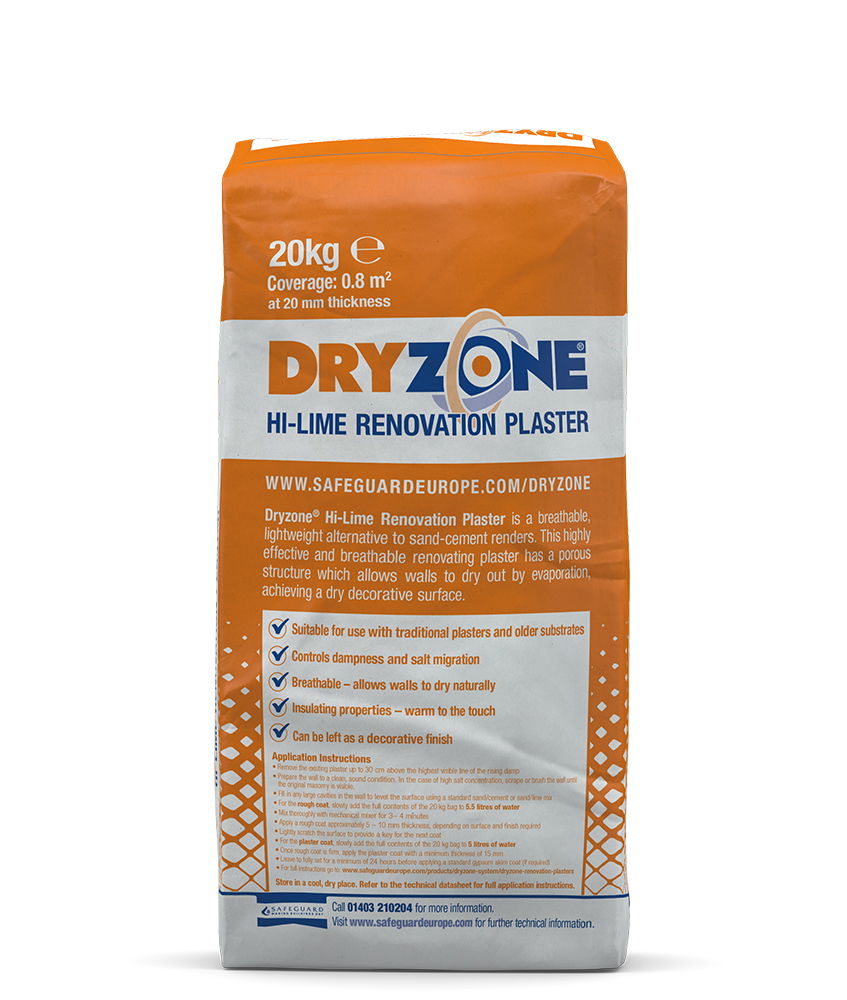 Hi lime renovation plaster titled