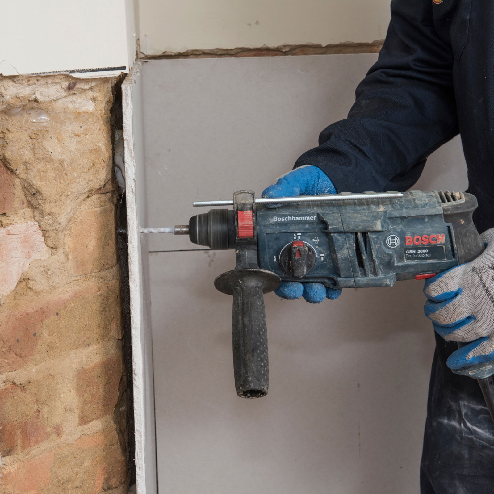 Step 14 dryzone system drill plug holes