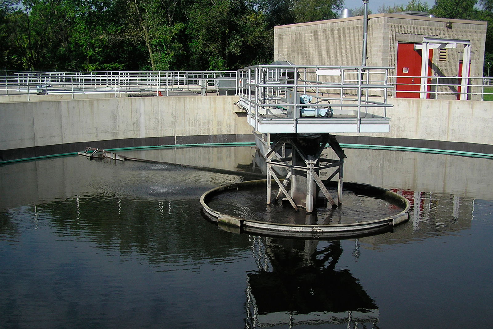 An industrial water-retaining structure