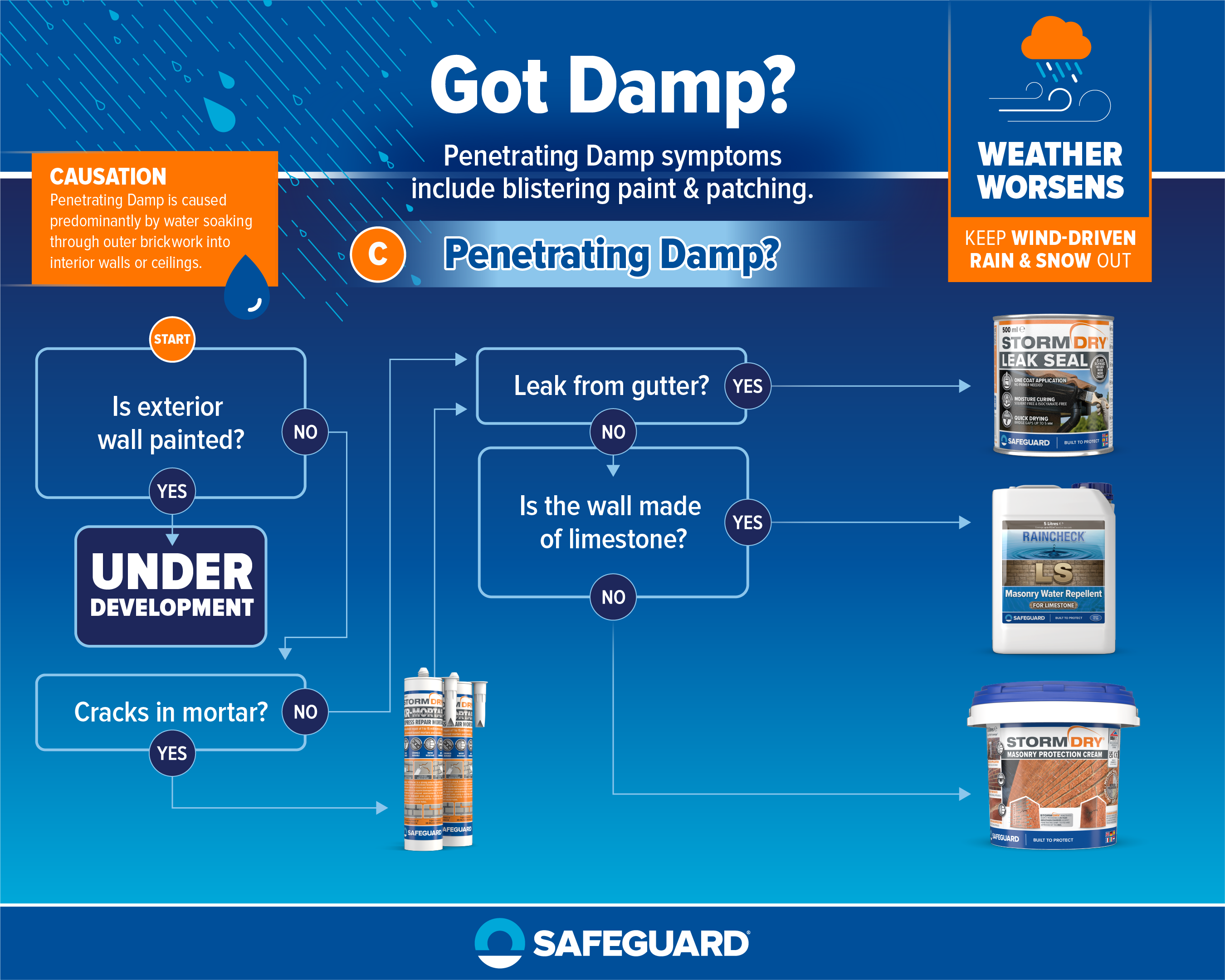 Penetrating Damp Diagnosis Flowchart