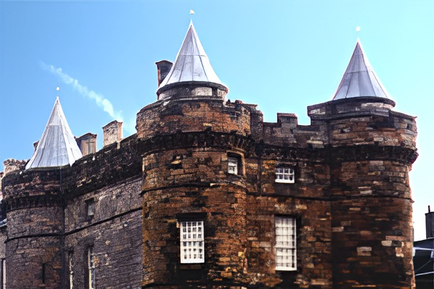 The Palace of Holyroodhouse in Canongate, Edinburgh.