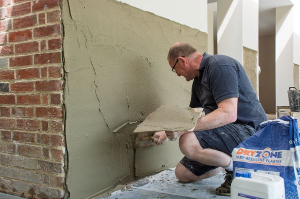 Dryzone Fast-Set Plaster Application