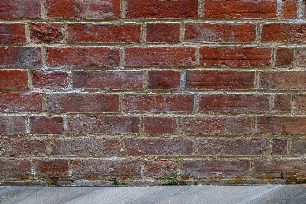 The Old Mill interior efflorescent salts detail - Photograph by Paul French
