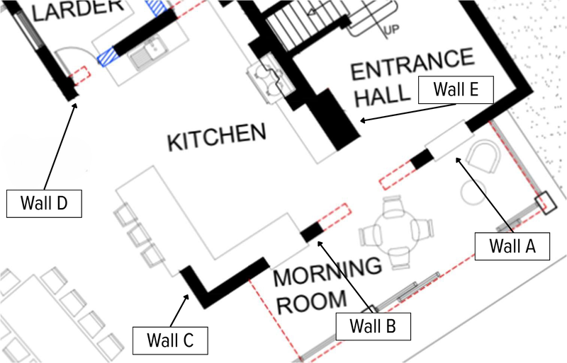 The Mill House floor plan (labelled)
