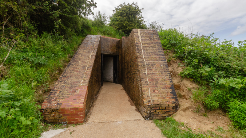 The Jane gun battery Earth-Covered ammunition Magazines (ECMs)