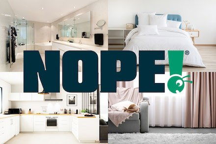 NOPE can be applied in numerous places around the home.