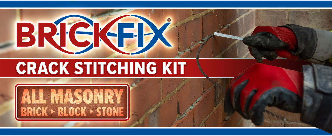 BrickFix Crack Stitching Kit for all masonry