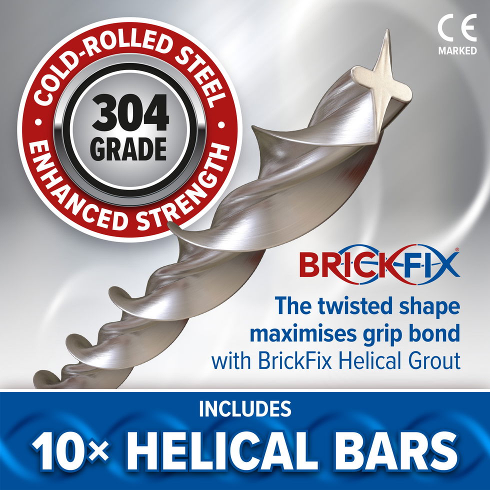 The Kit includes 10 Helical Bars