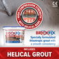 The BrickFix Kit includes helical grout.