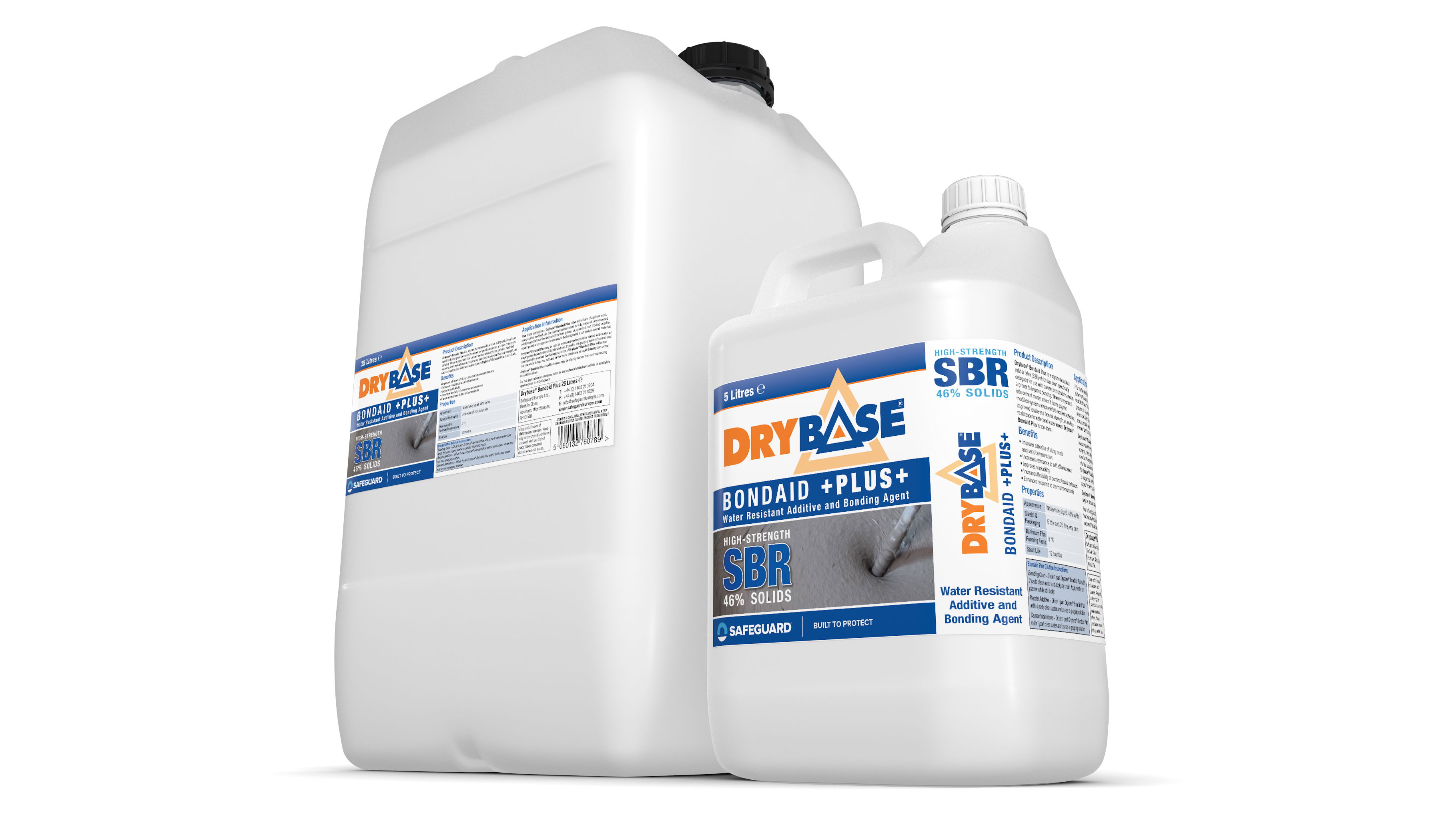 Drybase Bondaid Plus 25 L and 5 L (dramatic, cropped)
