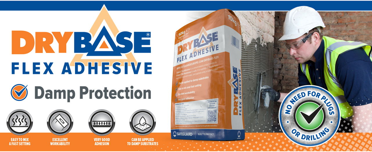 Damp Protection with Drybase Flex Adhesive