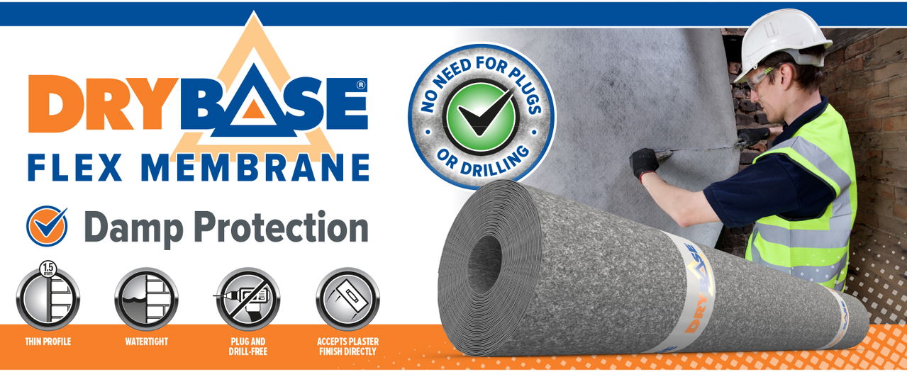 Damp Protection with Drybase Flex Membrane