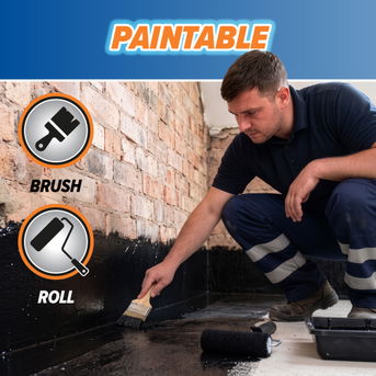 Drybase Black LDPM is paintable