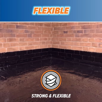 Drybase Black LDPM is flexible