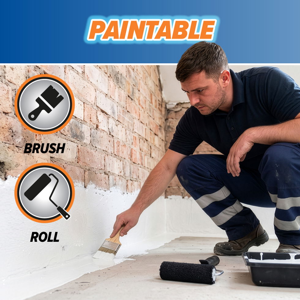 Drybase White LDPM is paintable