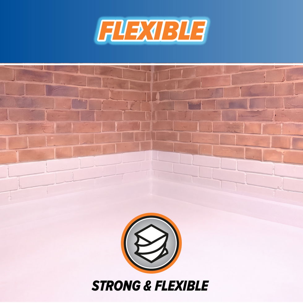 Drybase White LDPM is flexible