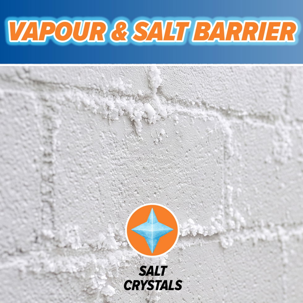 Drybase White LDPM is a powerful vapour and salt barrier.