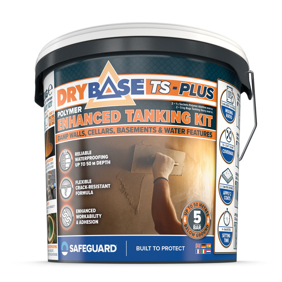 15kg Drybase TS-PLUS Enhanced Tanking Kit bucket (white b/g)