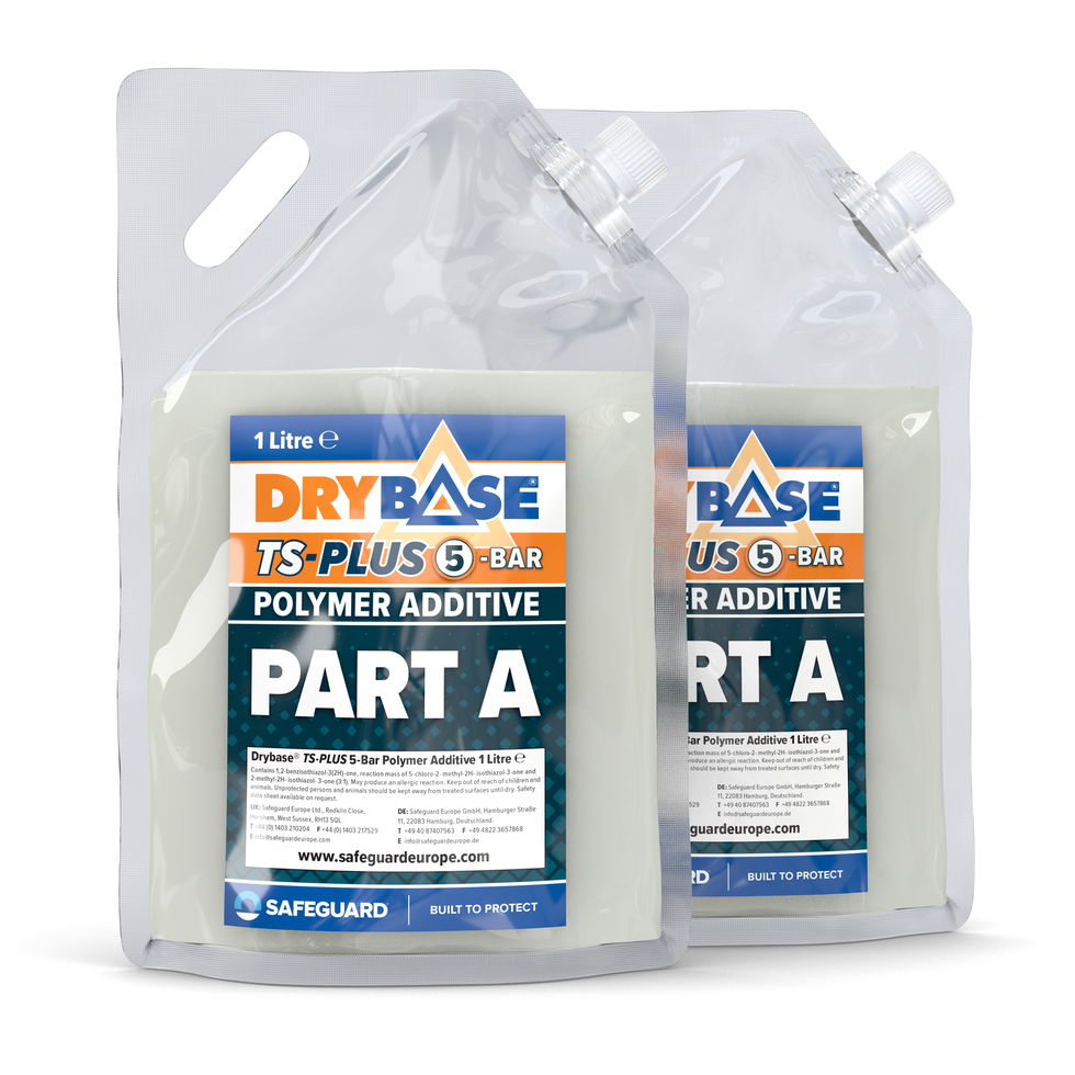 Drybase TS-PLUS 5-Bar Polymer Additive Part A 1 litre x 2 (white b/g)