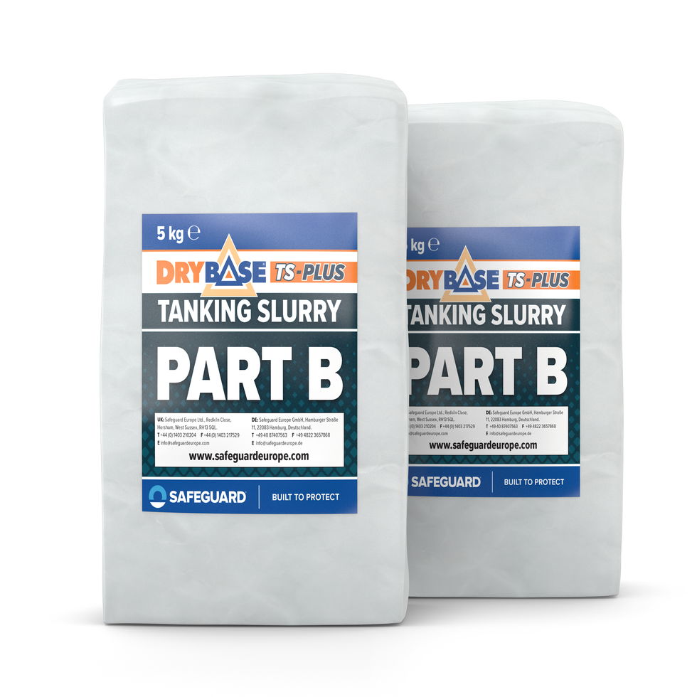 Drybase TS-PLUS Tanking Slurry Part B 5 kg x 2 (white b/g)
