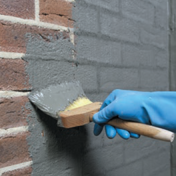 Drybase Tanking Slurry Application by brush