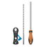 A Dryrod Cutting Tool, an SDS drillbit and a Dryrod Hole Cleaning Tool.