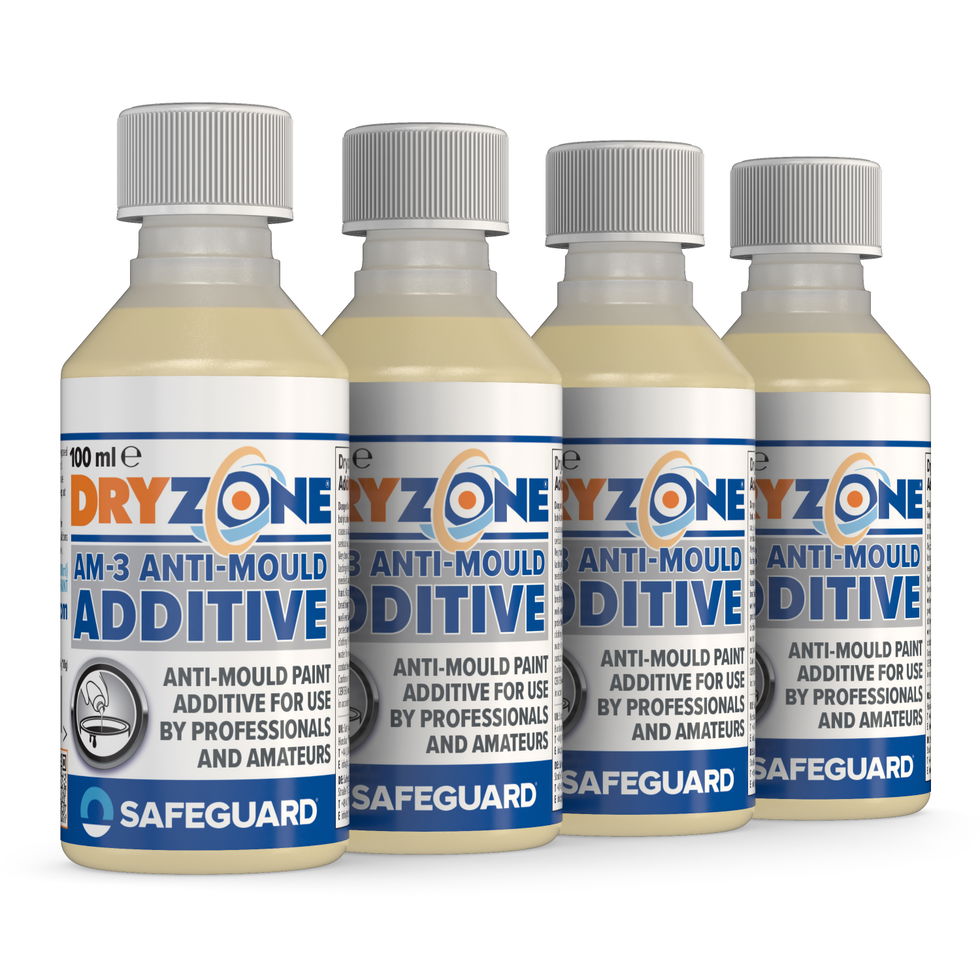 100ml Dryzone Anti-Mould Additive 4-pack (white b/g)