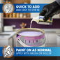 Simply stir into standard emulsion paint.