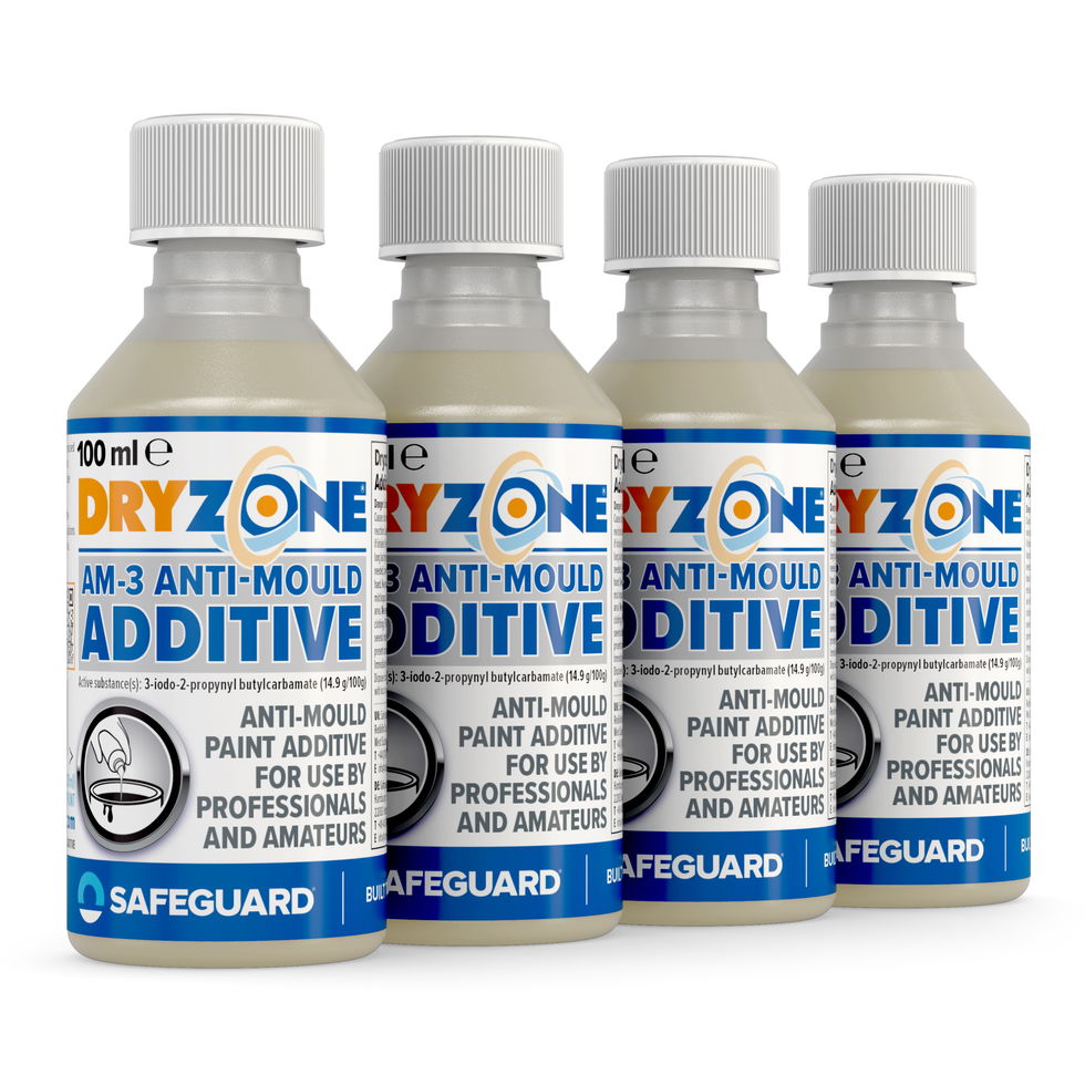 Dryzone Anti-Mould Additive 100ml (4 pack, white b/g)