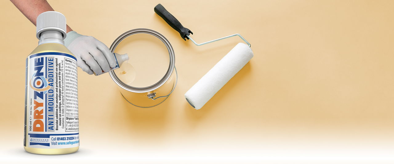 Dryzone Anti-Mould Additive marigold banner