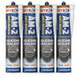 Dryzone AM-2 Anthracite Silicone Sealant 4-pack