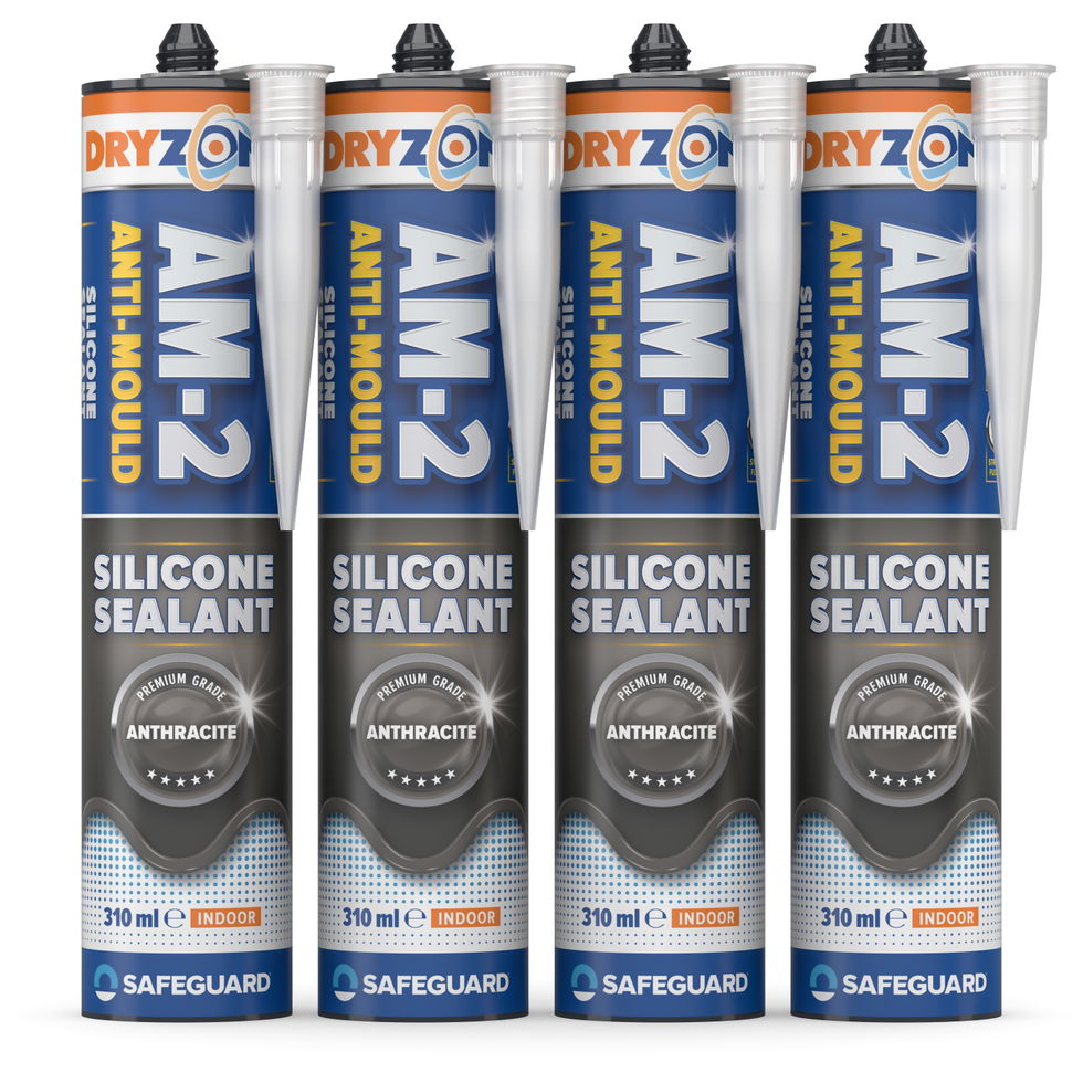 Dryzone AM-2 Anthracite Silicone Sealant 4-pack