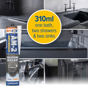 310ml treats one bath, two showers and two sinks.