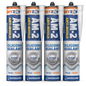 310ml Dryzone AM-2 Silicone Sealant Clear cartridge 4 pack