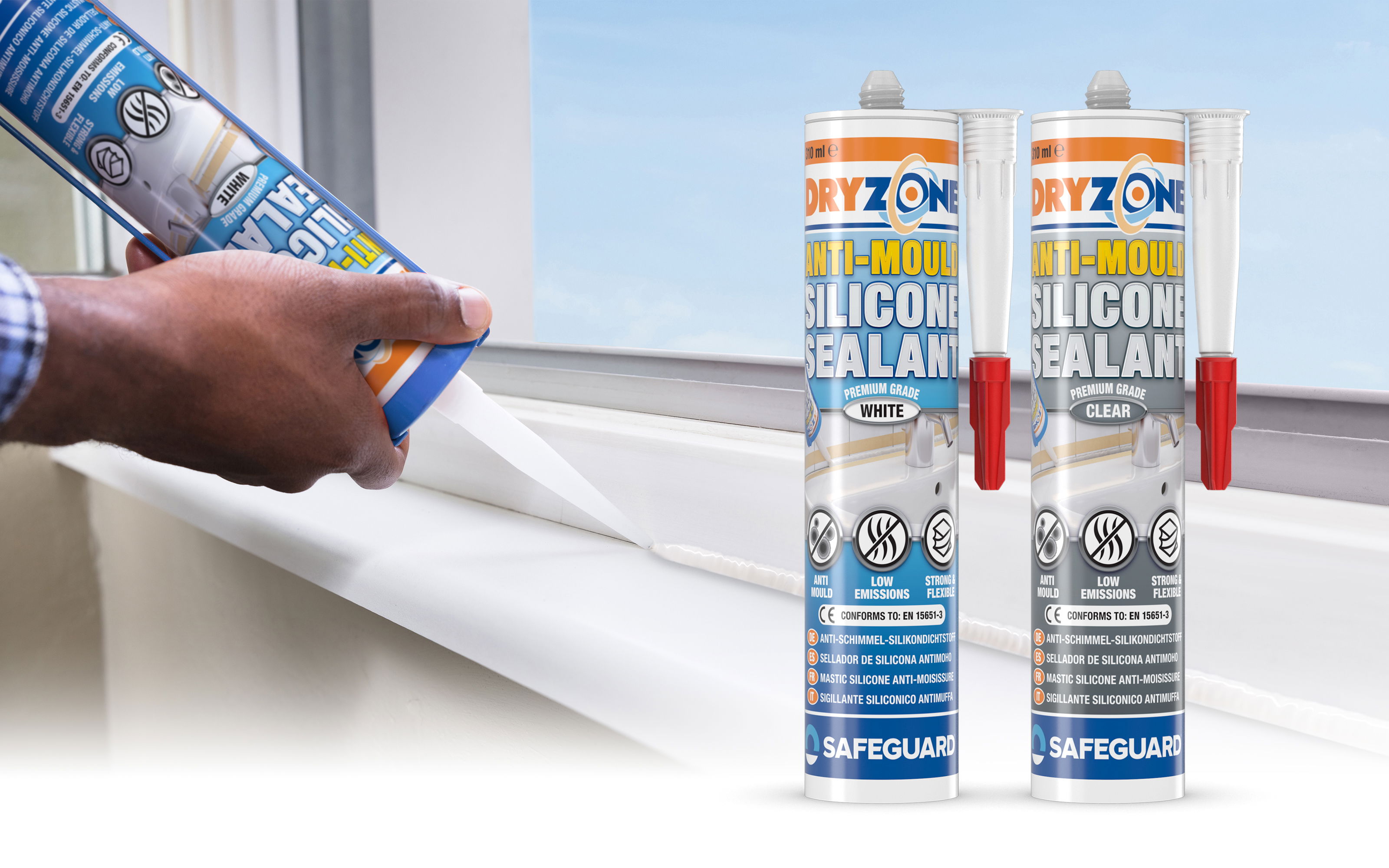 Dryzone Silicone Sealant Application Hero 16x9