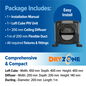 Everything included in the Dryzone Loft Cube PIV Unit package.