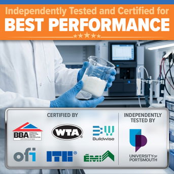 Independently tested and certified for best performance.