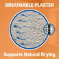 Dryzone Hi-Lime Plaster is breathable to support natural drying