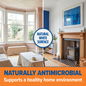 Dryzone's natural white surface is antimicrobial