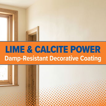 Damp-resistant decorative coating