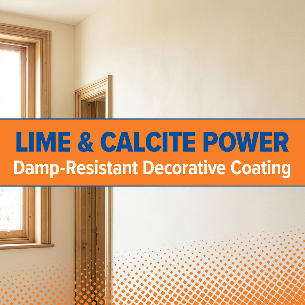 Damp-resistant decorative coating