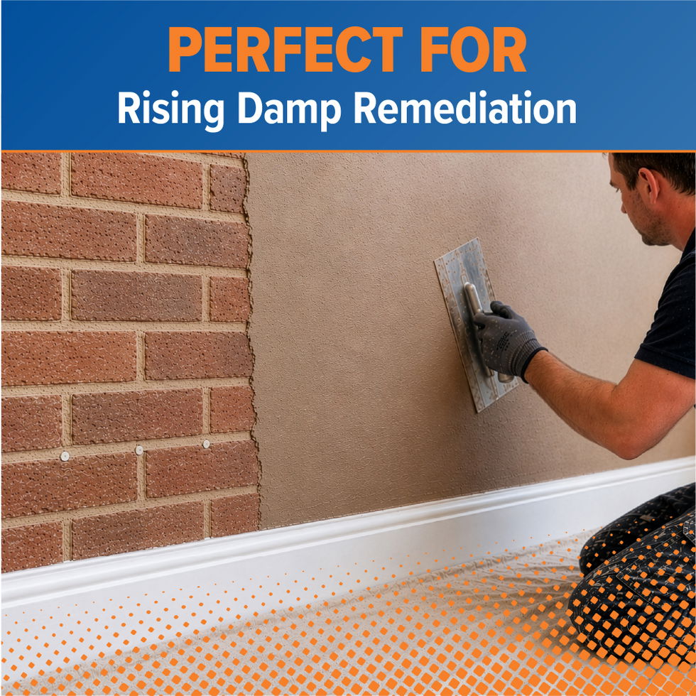 Perfect for rising damp remediation