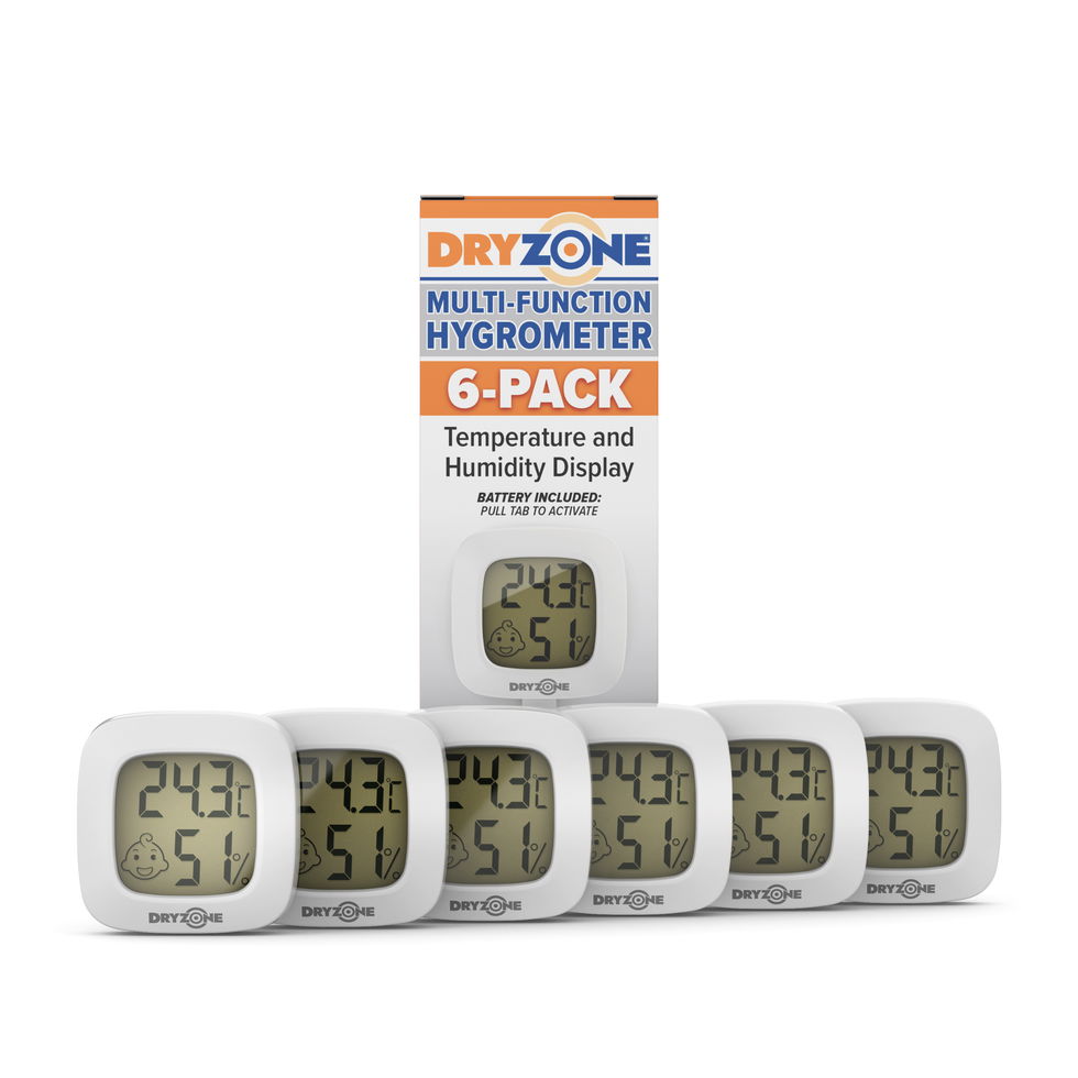 Dryzone Hygrometer 6 pack box