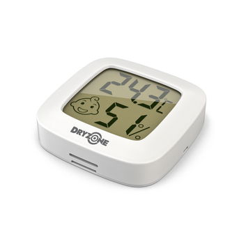 Dryzone Hygrometer (display, white b/g)