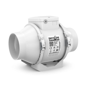 Dryzone In-line fan (white b/g)