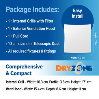 Dryzone Passive Wall Vent main 6