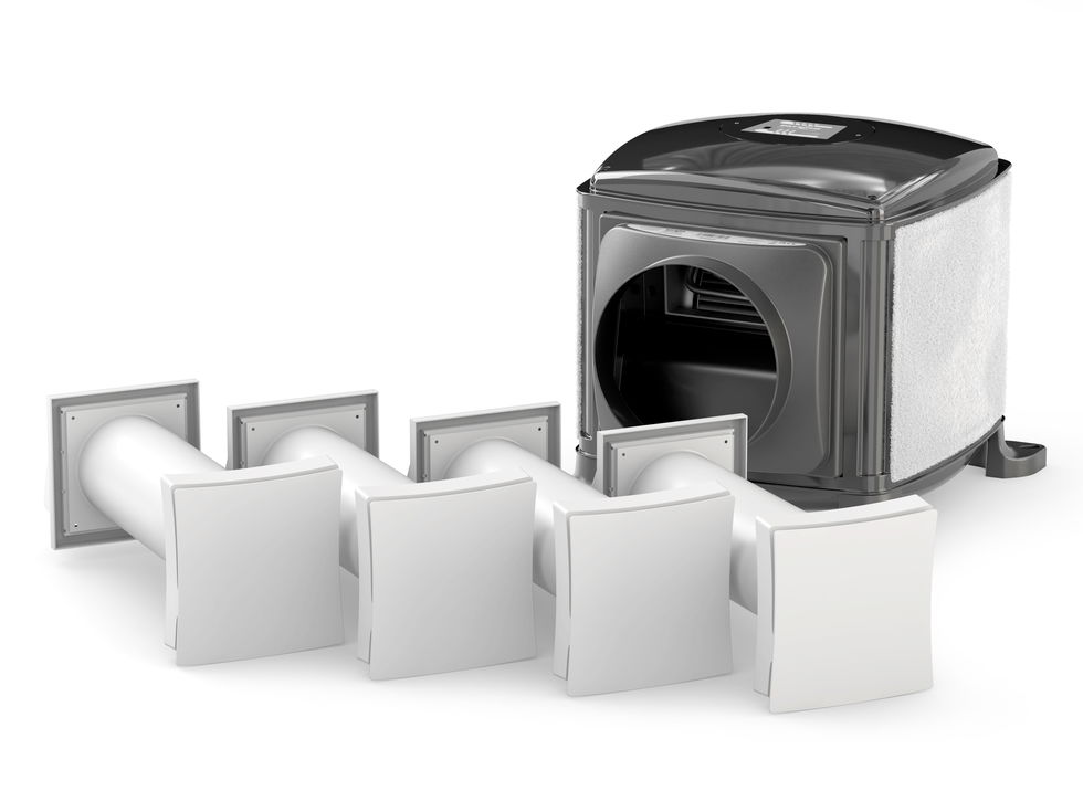 Dryzone PIV and 4x Passive Vents (white b/g)