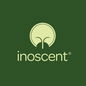 Inoscent logo on dark green b/g.