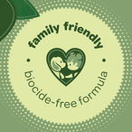 Family friendly and biocide-free formula